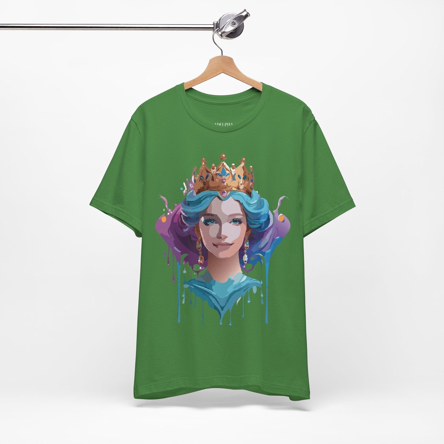 Queen Woman Portrait Graphic Unisex 100 Cotton Vintage Artwork Tee 1