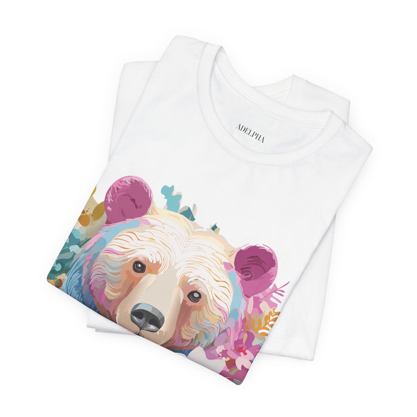 Adelpha Bear Graphic Tee Unisex Short Sleeve Shirt Art Design