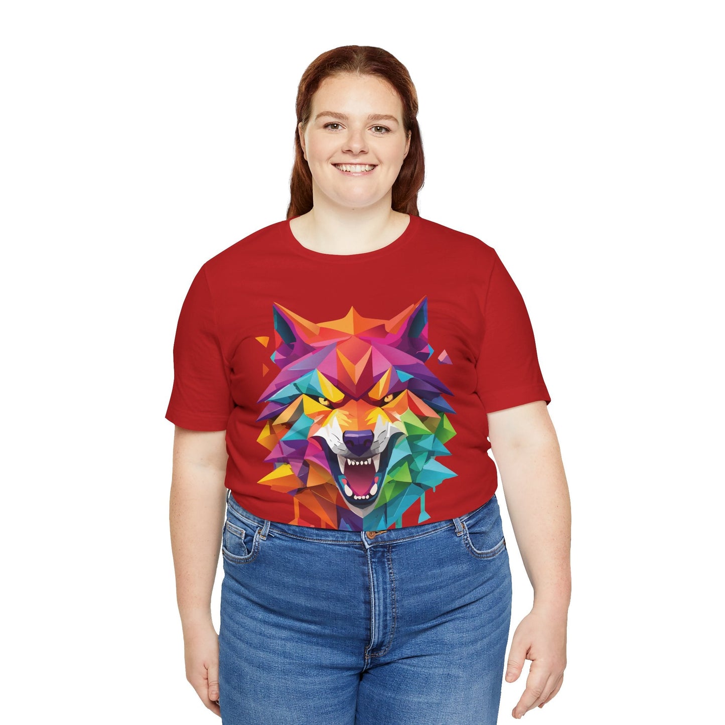 Unisex Animal Shirt With Art Design And Wild Animals Print Tee Short Sleeve Premium