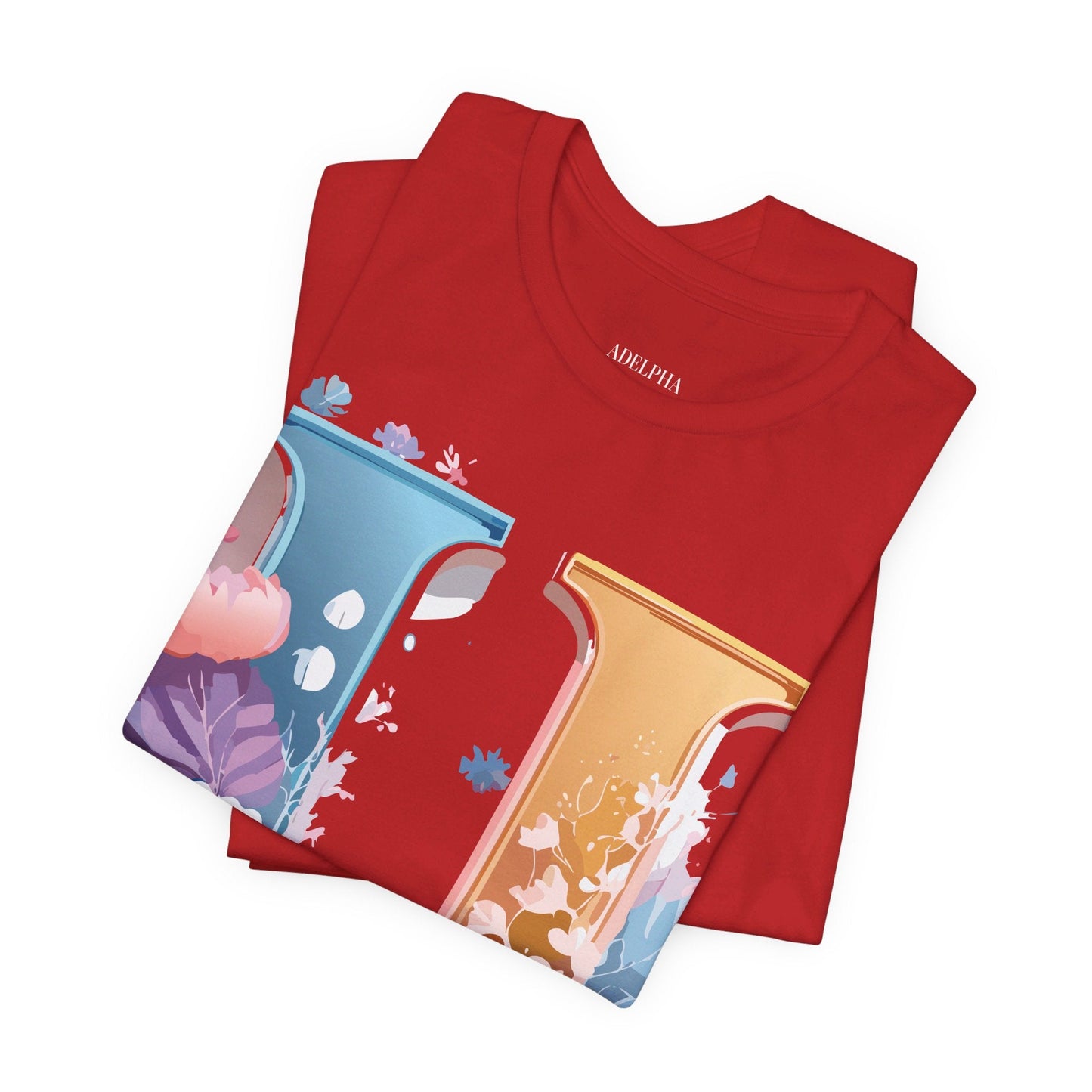 Letter U Graphic Tee Unisex Jersey Short Sleeve Premium Adelpha Art Design Shirt