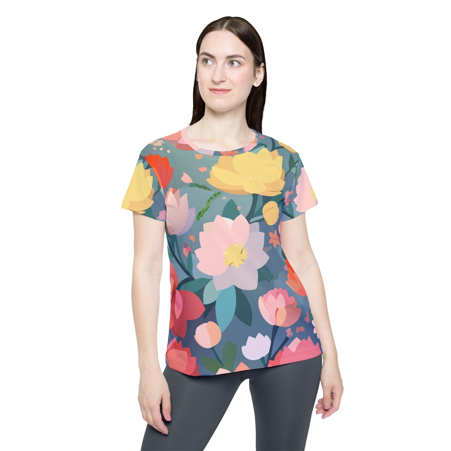 Floral Print Shirt, Shirt with Flowers