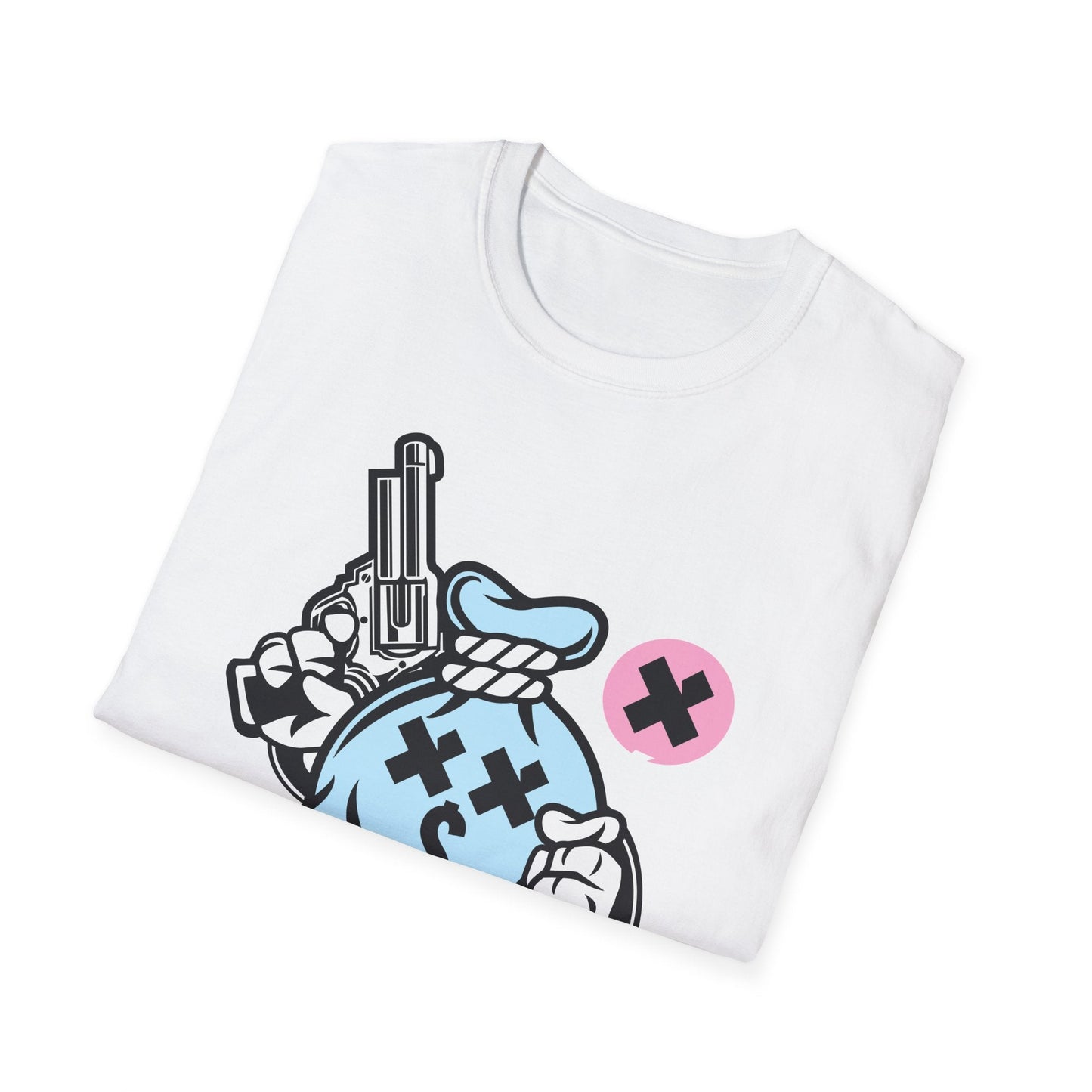 Cartoon T Shirt Animation T Shirt Funny Tee Unisex Gildan Softstyle 64000 100 Percent Cotton