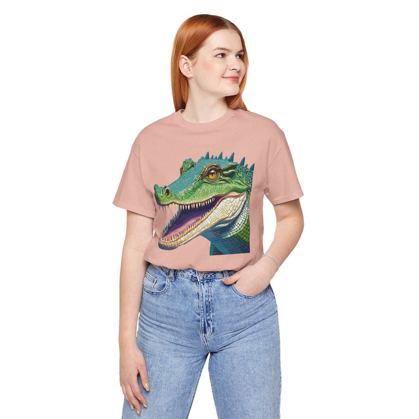 Unisex Animal Tee Shirt With Animals Art Design Wild Animals Jersey Short Sleeve
