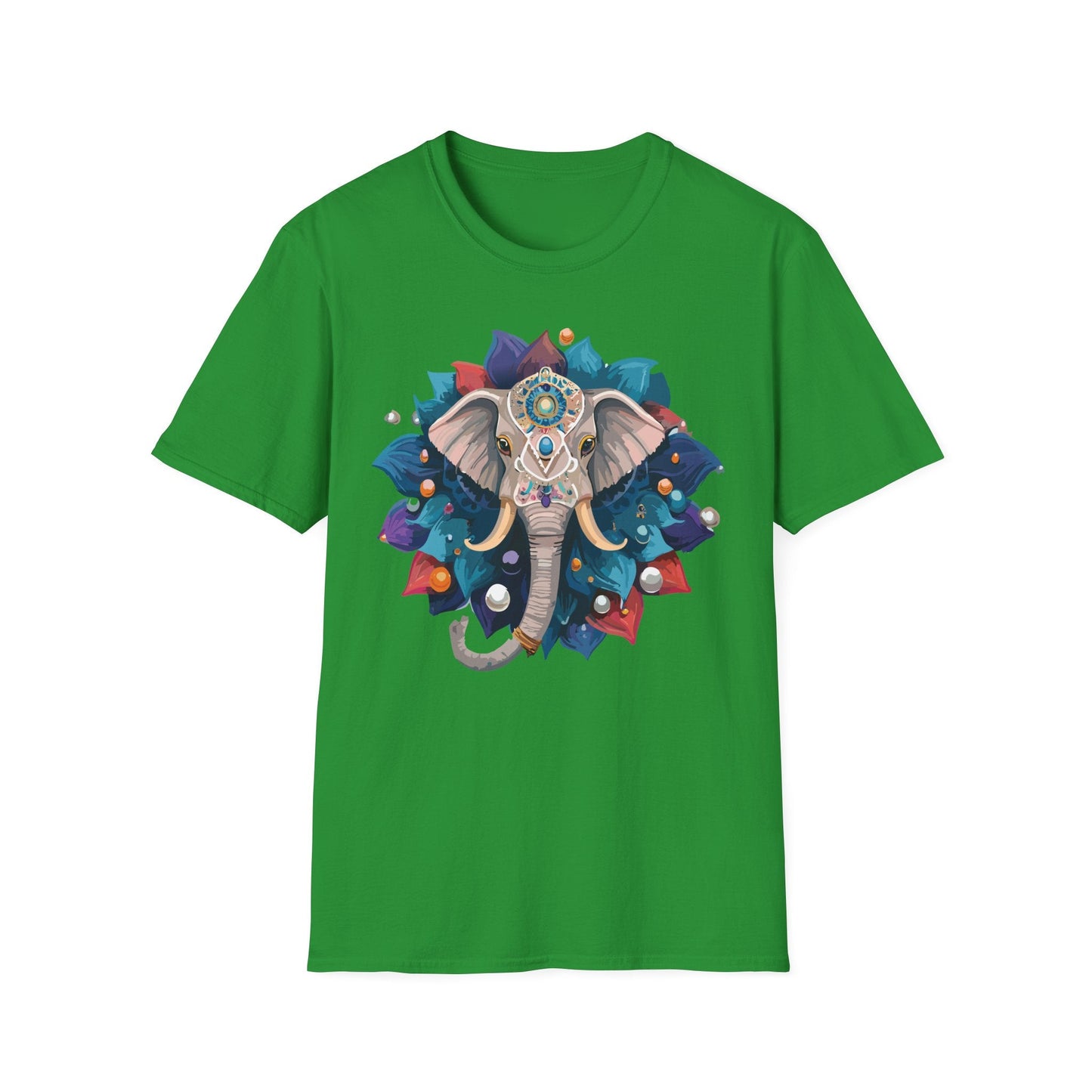 Elephant T Shirt Unisex Softstyle 64000 Short Sleeve Cotton Tee Comfortable Everyday Wear