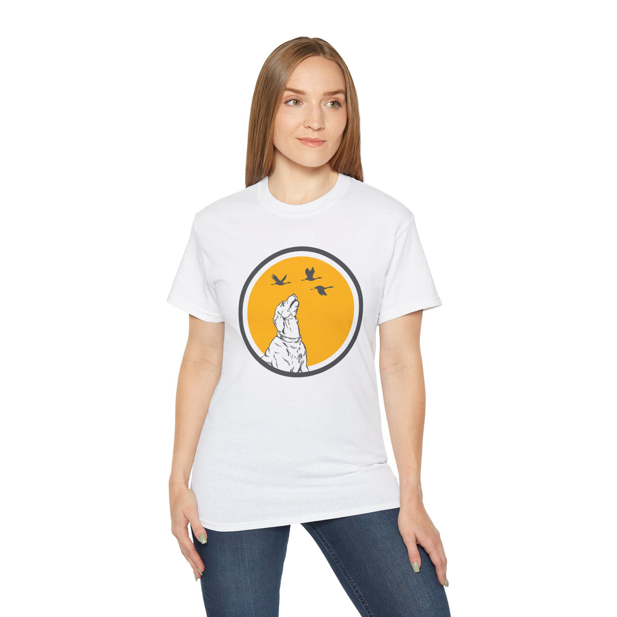Howling Wolf Moon T-Shirt | Crescent Moon Graphic Tee