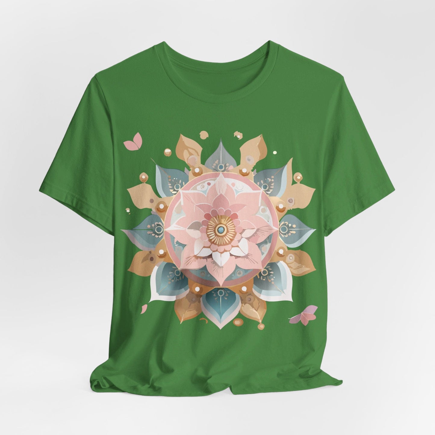 Adelpha Mandala Graphic Tee Unisex Vintage Inspired Art Design Shirt Premium Comfort