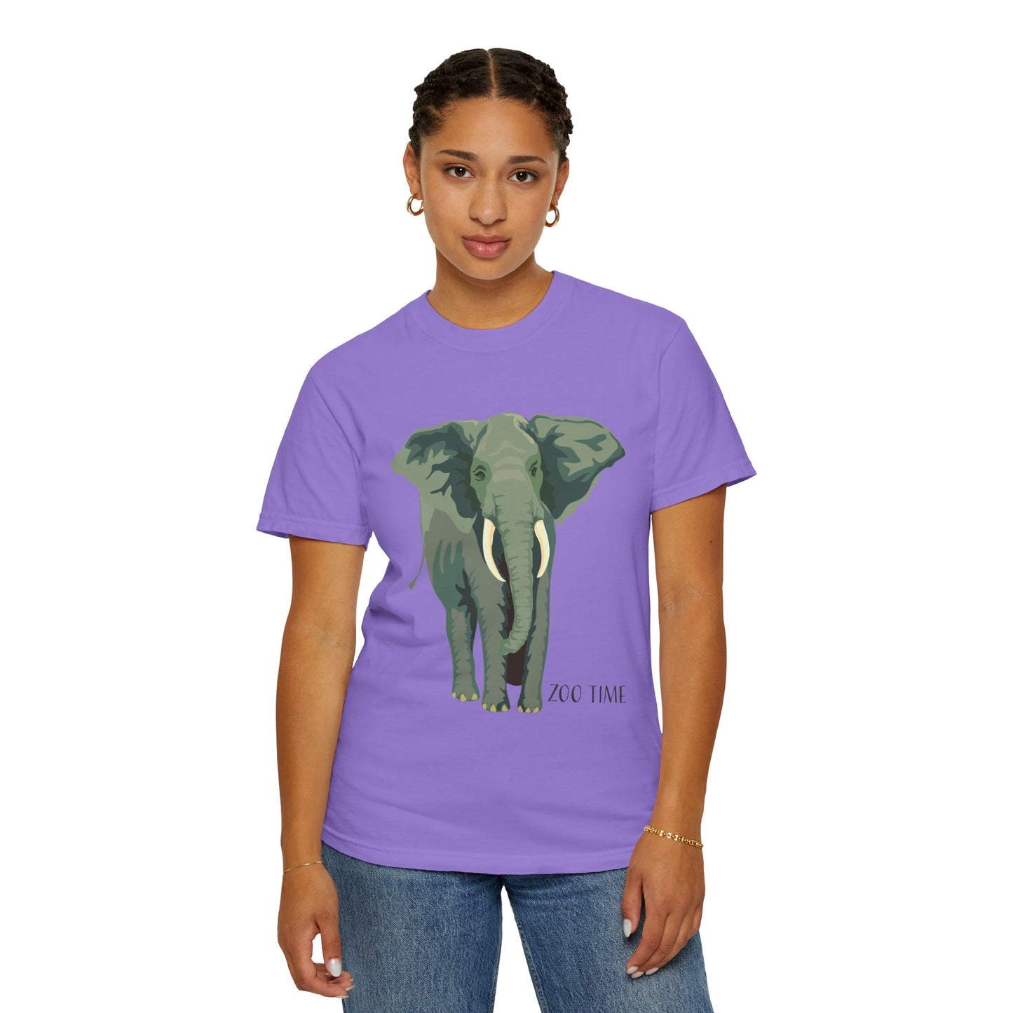 Unisex T-shirt with animal prints