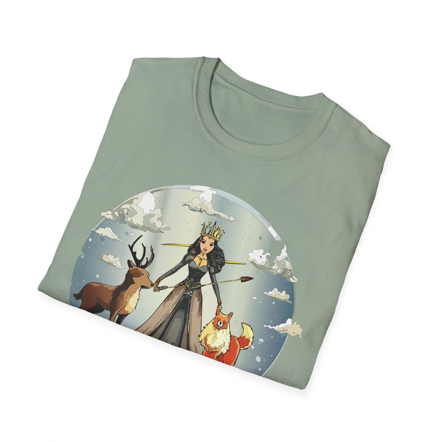 Womens Graphic T Shirt Art Design Tee Softstyle Gildan 64000 Cotton Comfort Fit Casual Wear