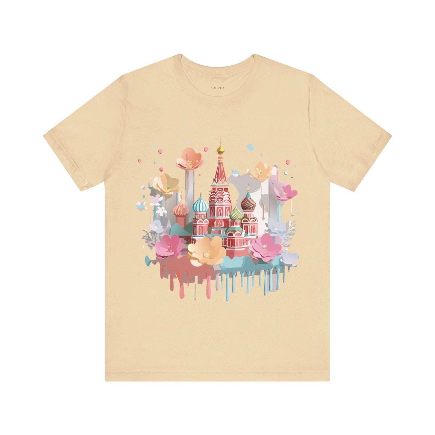 Unisex Graphic Tee From Adelpha Moscow Themed Tourist Shirt Vintage Inspired Art