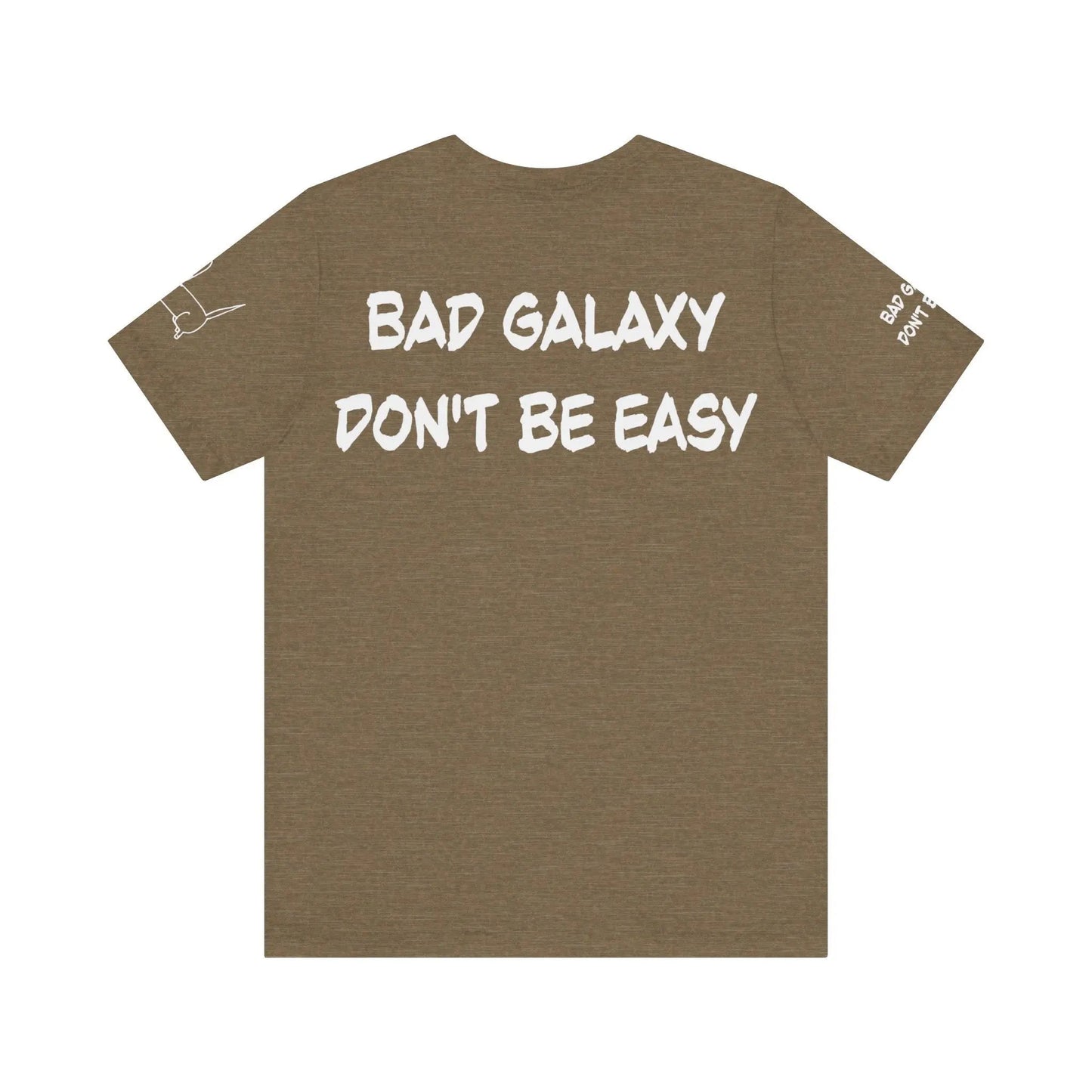 Funny Dog Tee Shirt From Bad Galaxy 100 Percent Cotton Made In USA Eco Friendly Inks