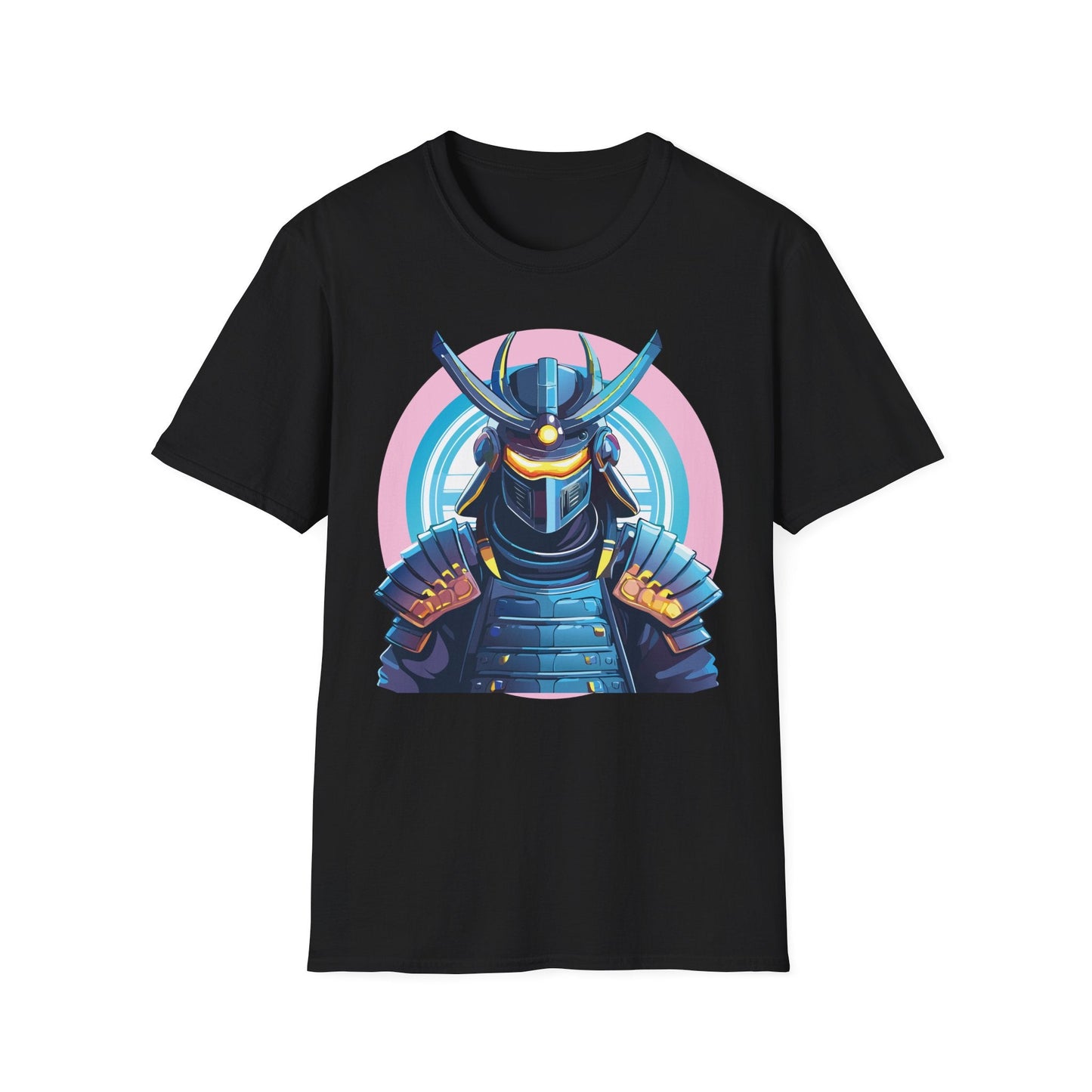 Samurai Shirt Unisex Gildan Softstyle 64000 Tee 100 Percent Ring Spun Cotton Breathable Lightweight