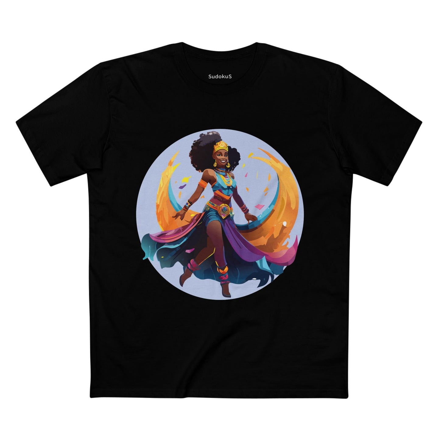 Dancer Graphic Unisex 100 Cotton Staple Tee 19