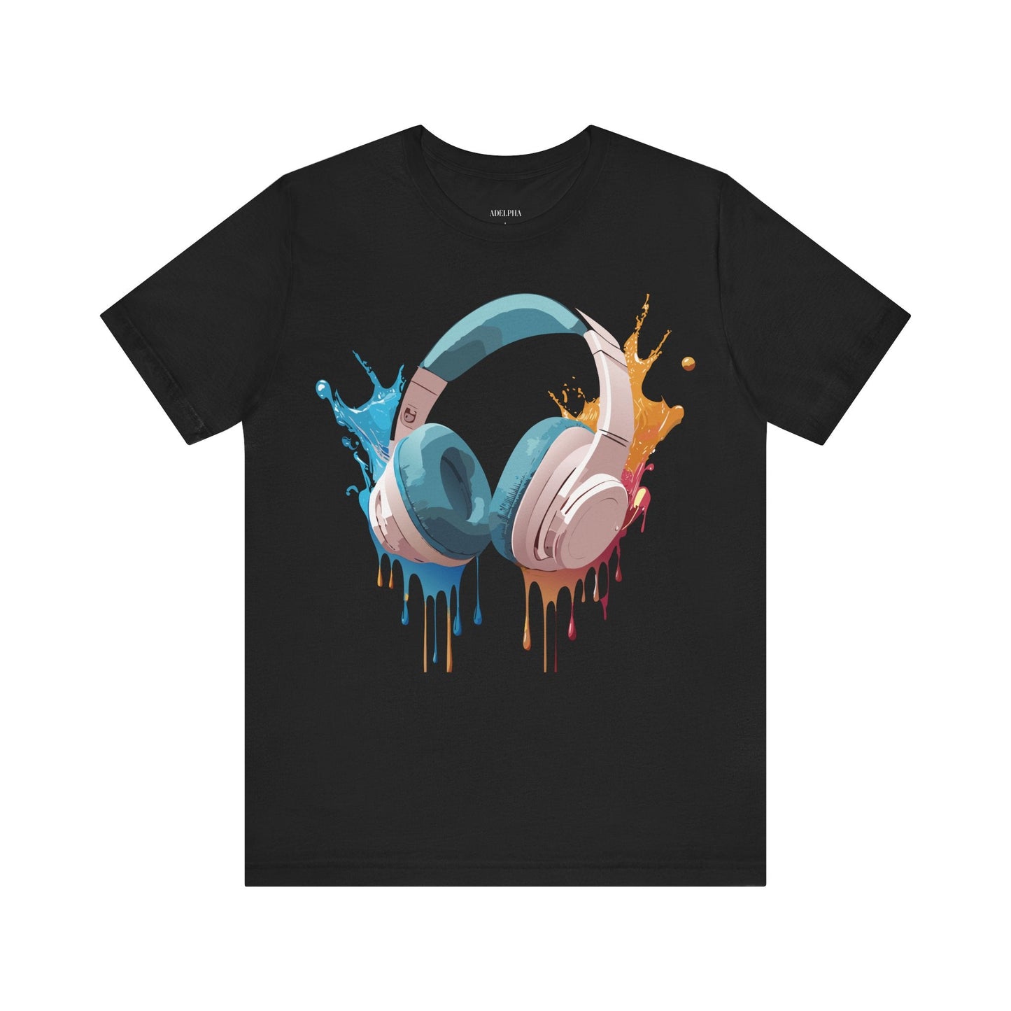 Adelpha Graphic Tee Unisex Music Artwork Vintage Inspired Jersey Short Sleeve Shirt
