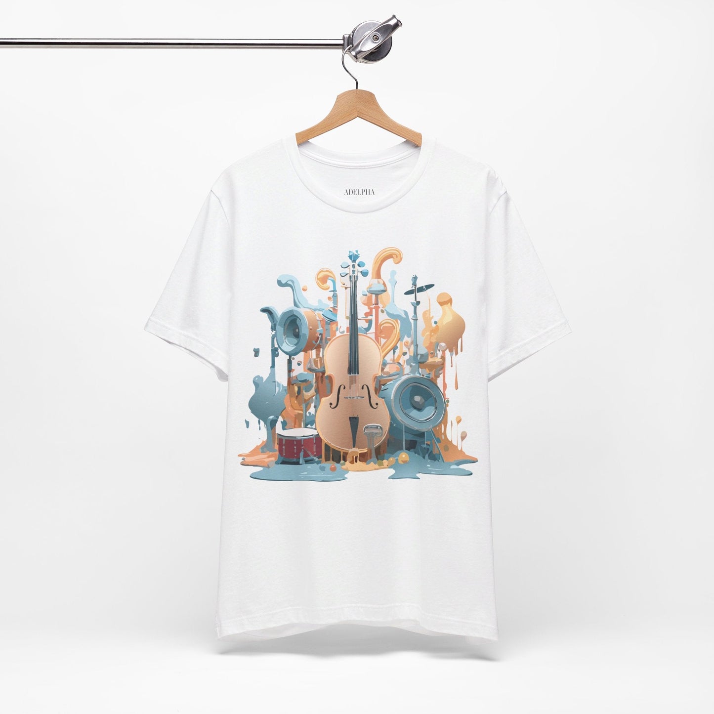 Adelpha Graphic Unisex Art Design Tee Vintage Inspired Short Sleeve T Shirt Premium Comfort