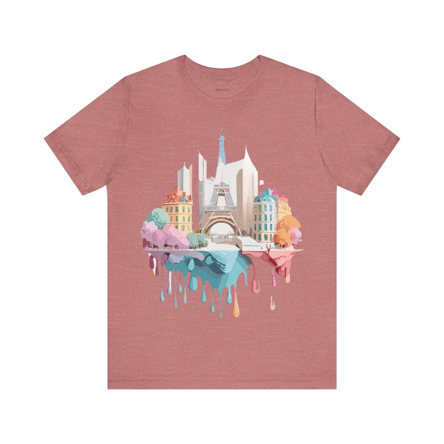 Adelpha Paris Graphic Tee Unisex Jersey Short Sleeve Vintage Inspired Artwork Collection