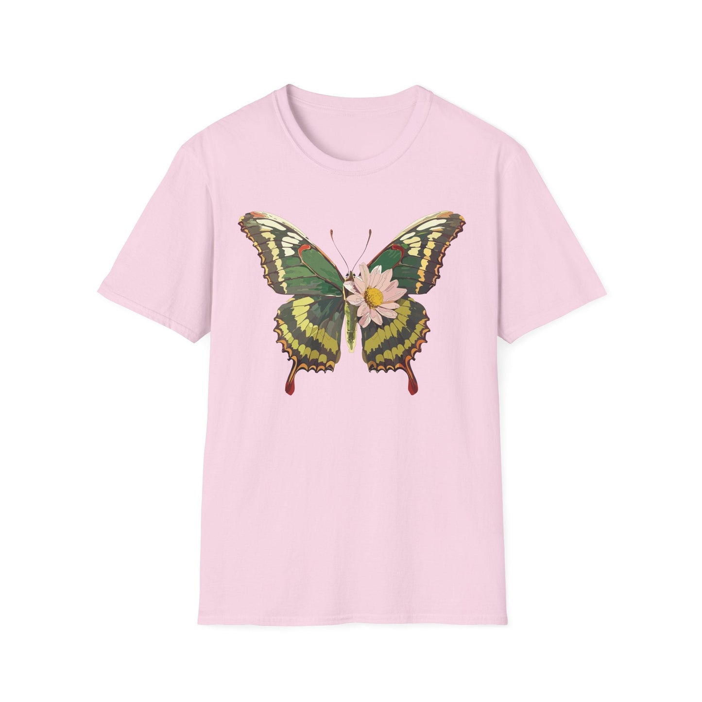 Butterfly Shirt Unisex Monarch Butterfly Tee Gildan Softstyle 64000 100% Ring Spun Cotton