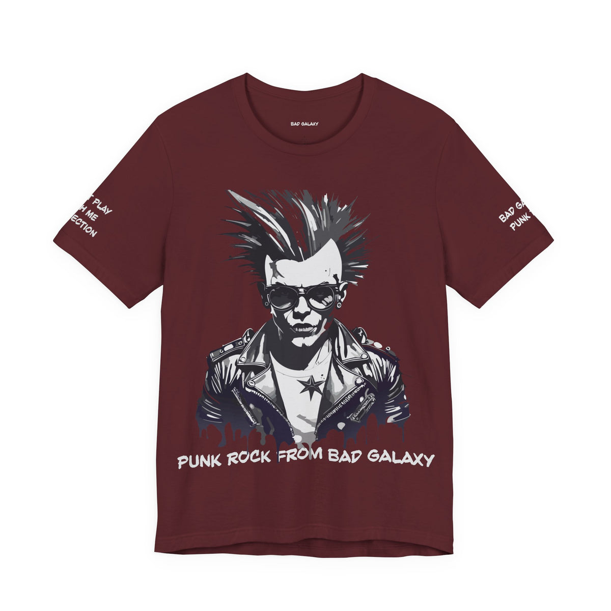 Punk Rock Graphic Unisex Cotton Bella+Canvas Tee with Art Design b40