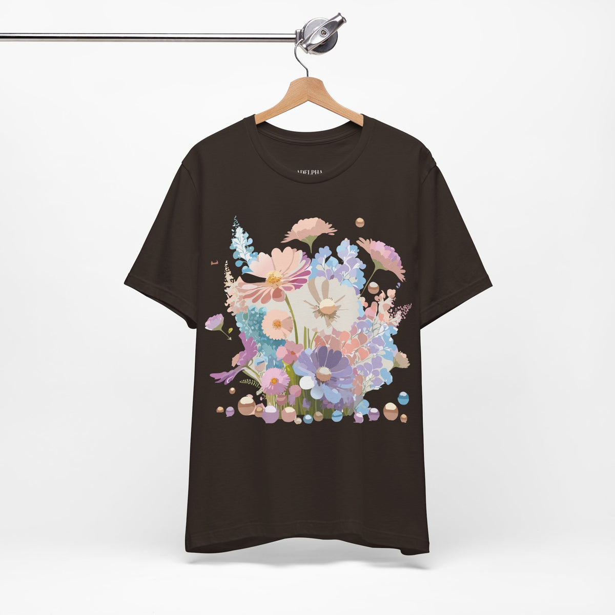 Floral Graphic Tee Shirt - Bella+Canvas Unisex 100 Cotton 15