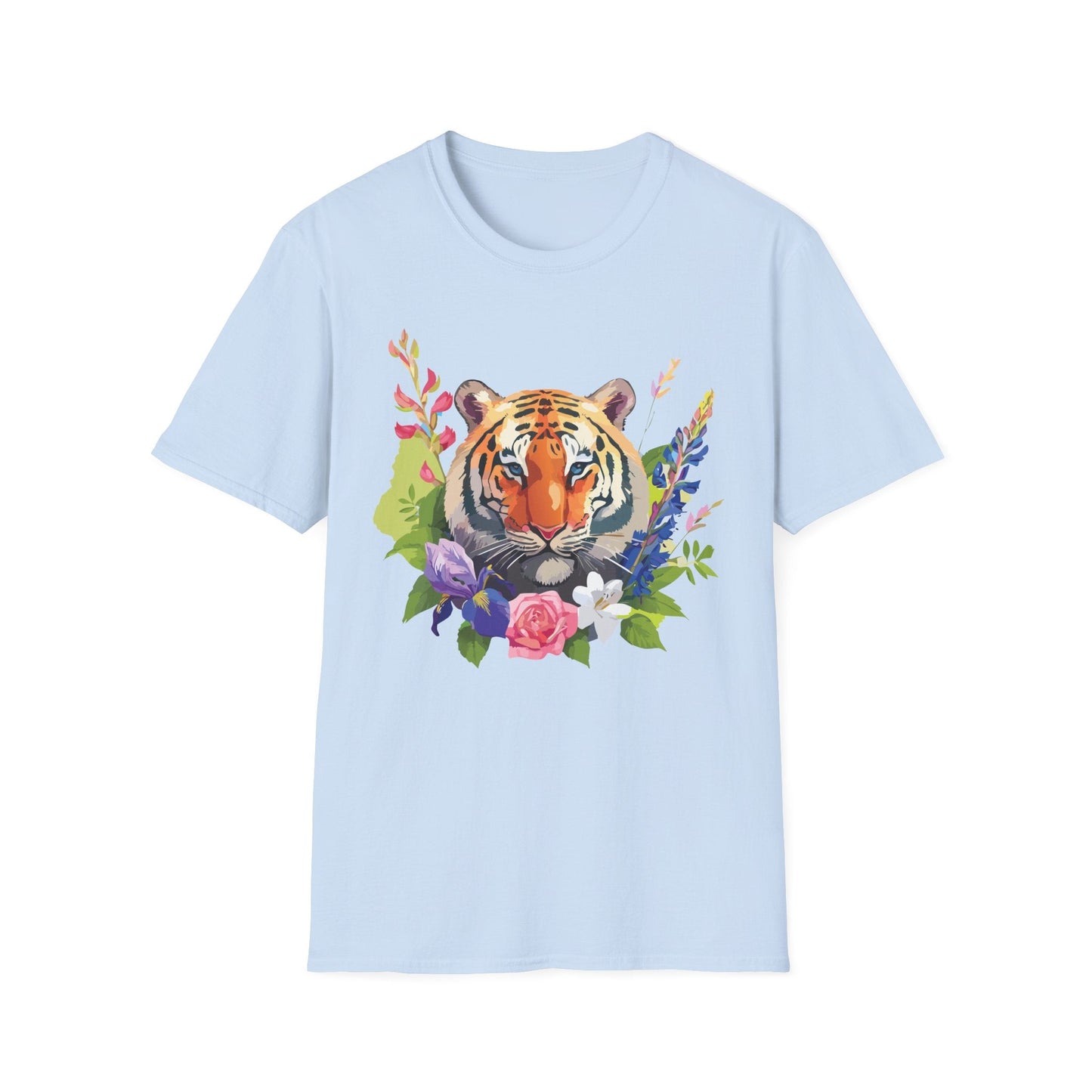 Tiger Shirt Unisex Gildan Softstyle Tee 100 Percent Ring Spun Cotton