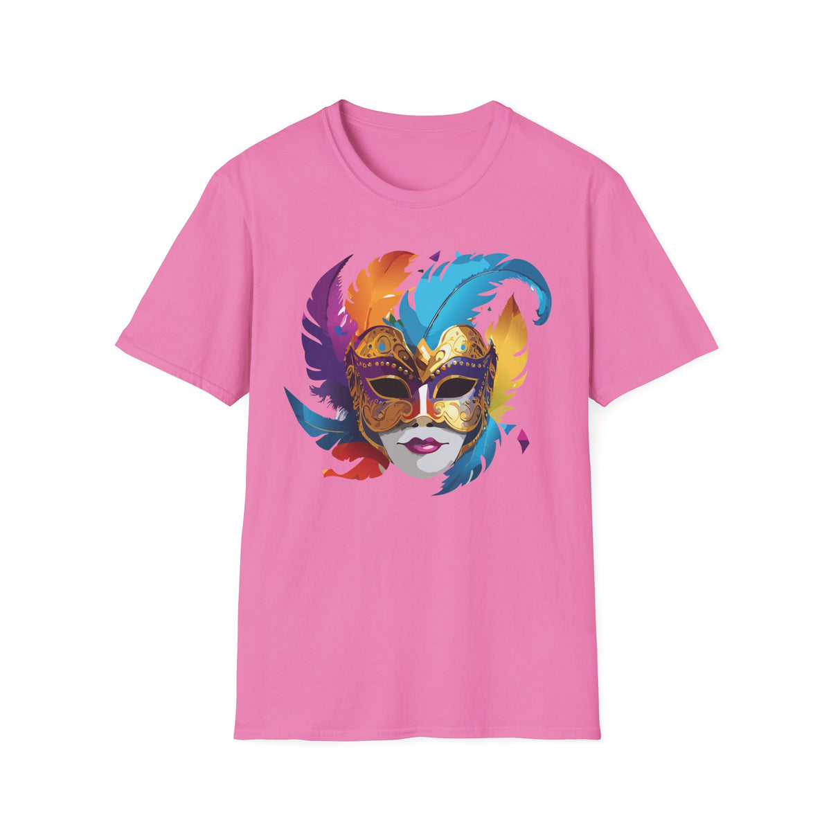 Mask Masquerade Carnival Graphic Tee Gildan Unisex 100 Cotton Tee Shirt h29