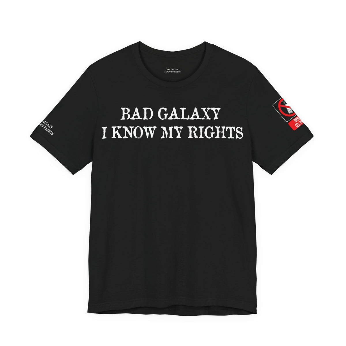 Art Red Stamp Graphic Unisex Cotton Bella+Canvas Tee with Art Design b99
