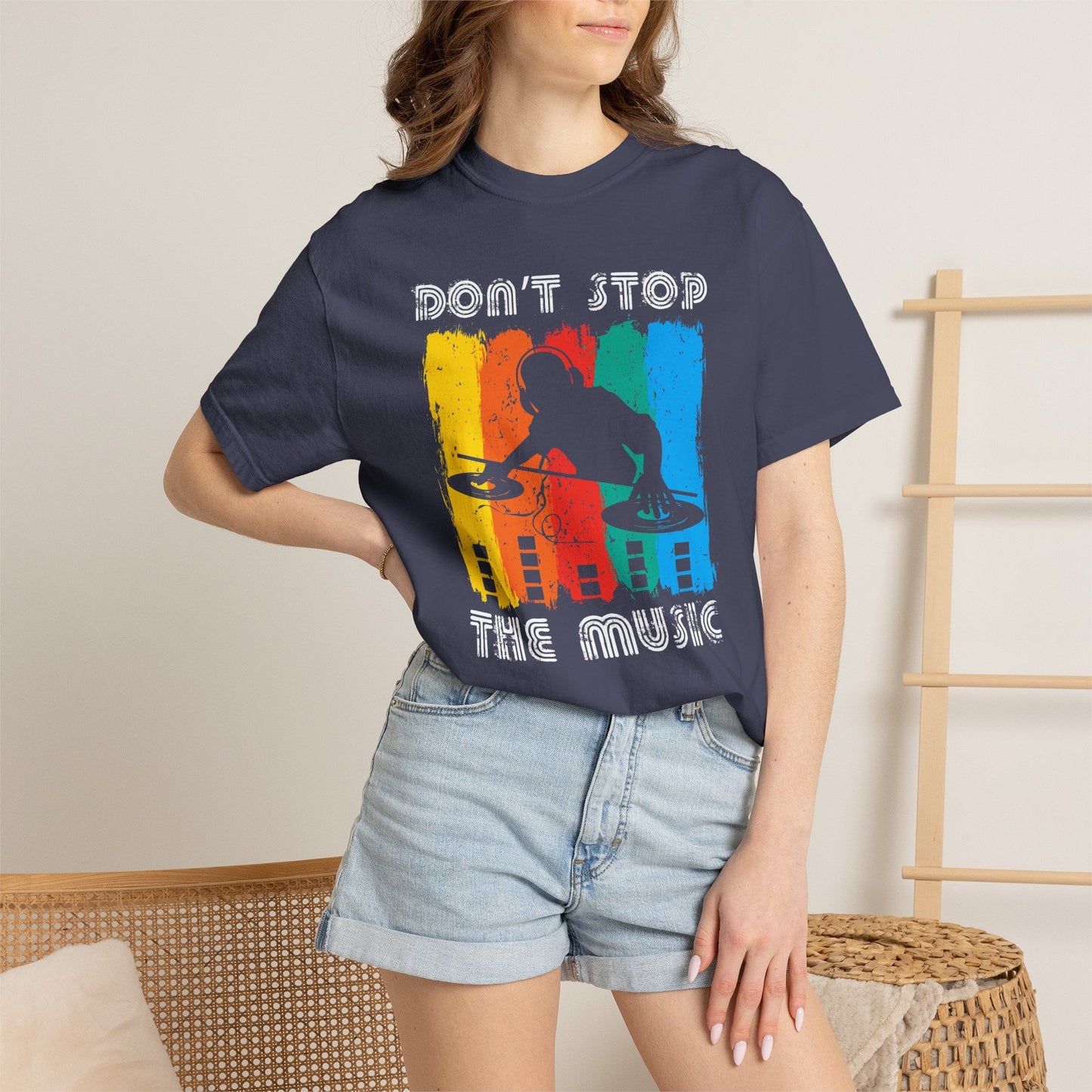 Music Graphic Design Unisex Cotton T-shirt 016