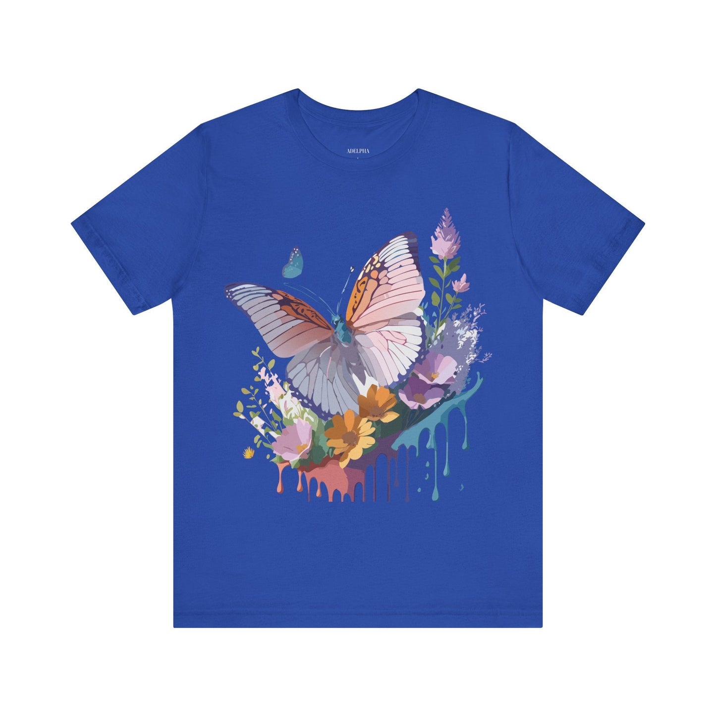 Butterfly Graphic Tee Unisex Adelpha Vintage Inspired Art Design Tee