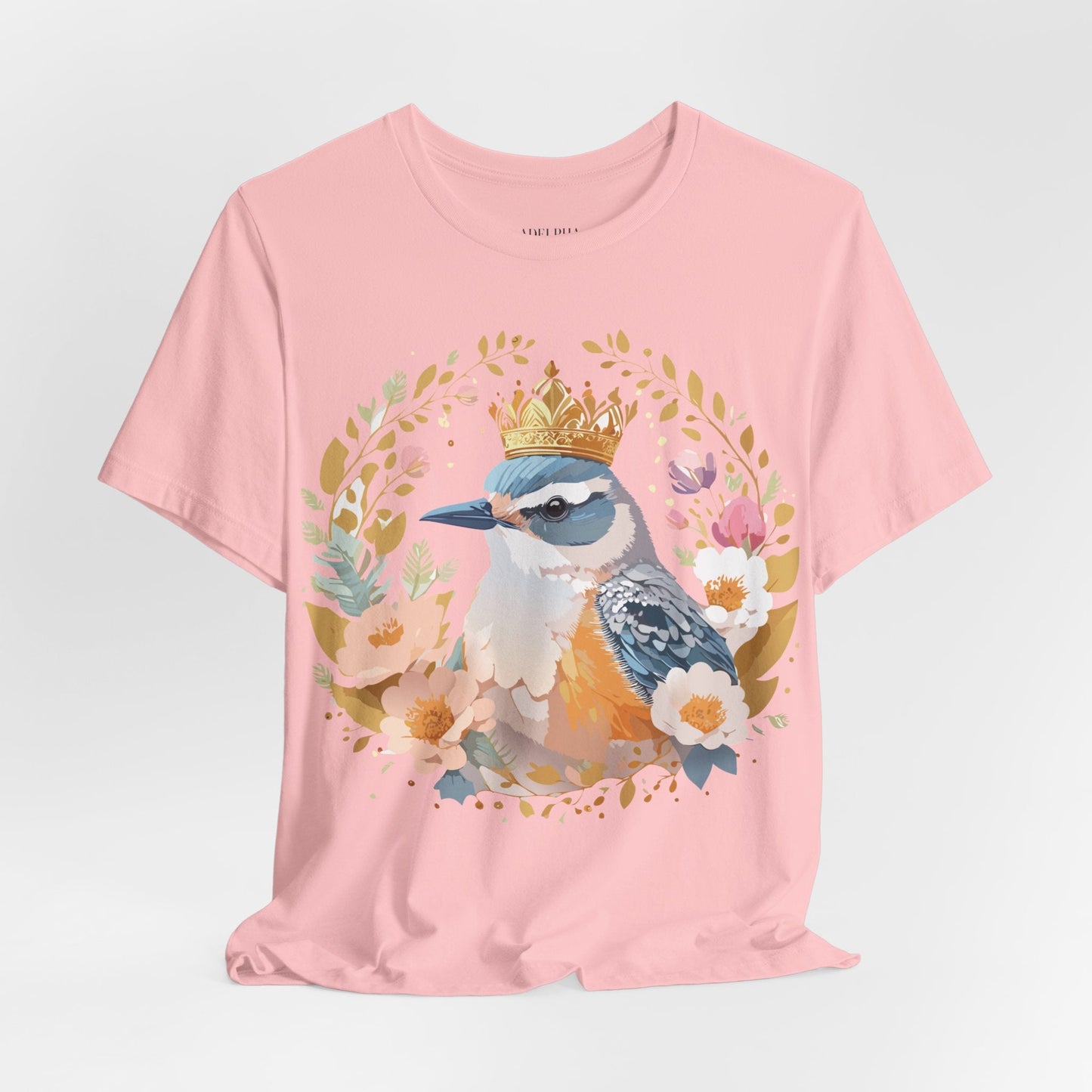 Medallion Graphic Unisex 100 Cotton Vintage Animal Medal Artwork Tee 33