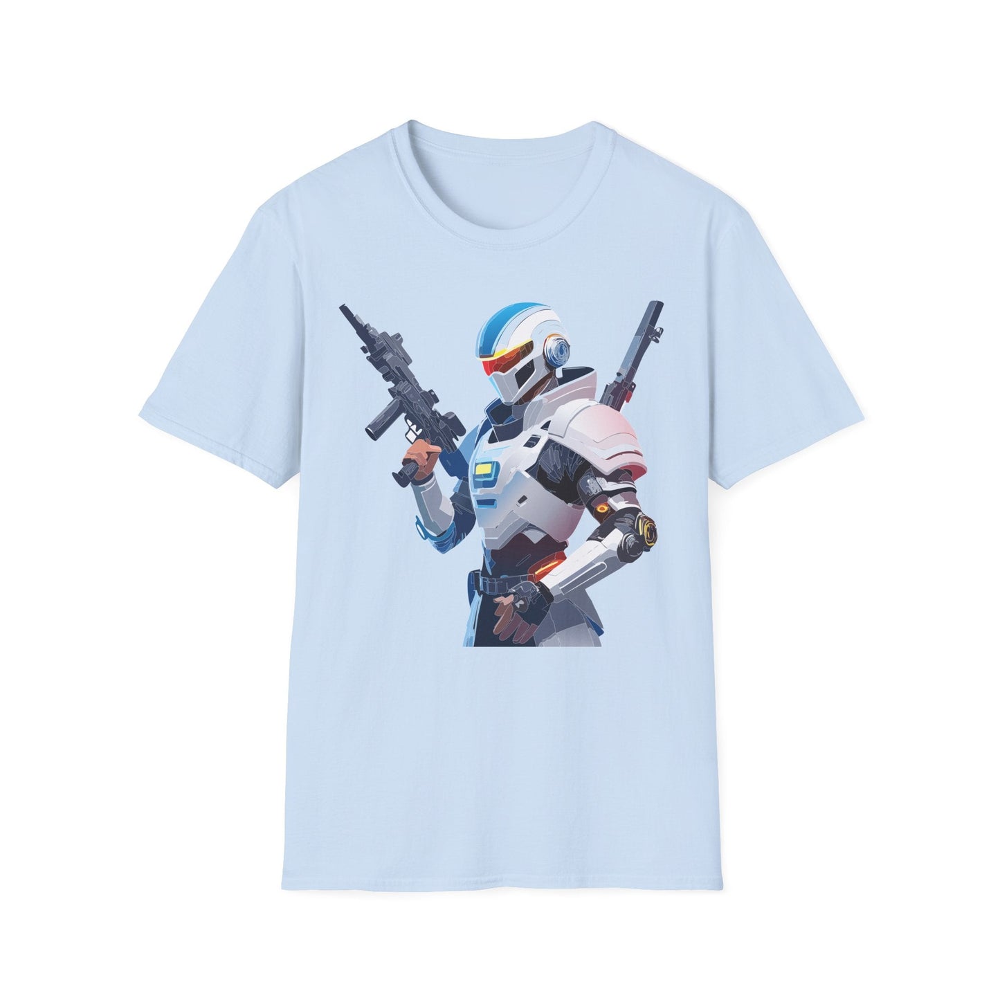 Robocop T Shirt Unisex Gildan Softstyle 64000 100 Percent Ring Spun Cotton Tee Premium