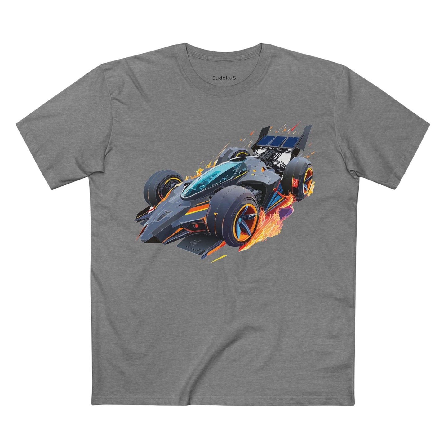 Car Graphic Unisex 100 Cotton Staple Tee 13