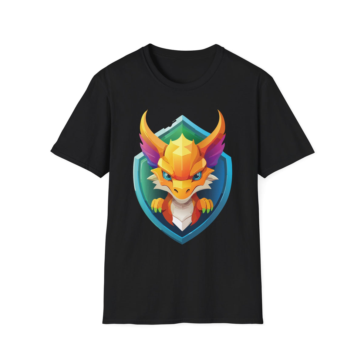 Dragon Graphic Tee Gildan Unisex 100 Cotton Tee Shirt with Animals m18