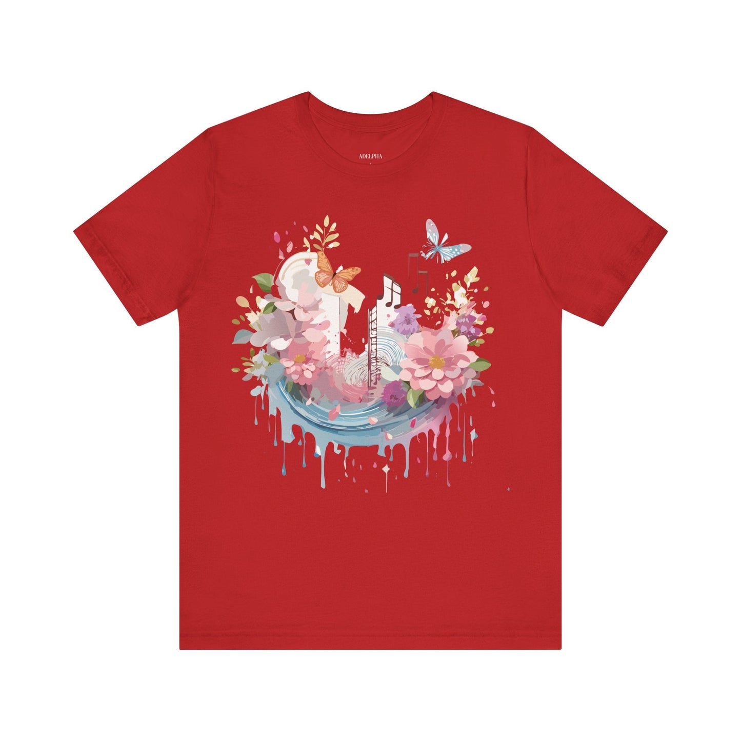 Adelpha Vintage Inspired Graphic T Shirt Unisex Short Sleeve Art Tee Premium Quality
