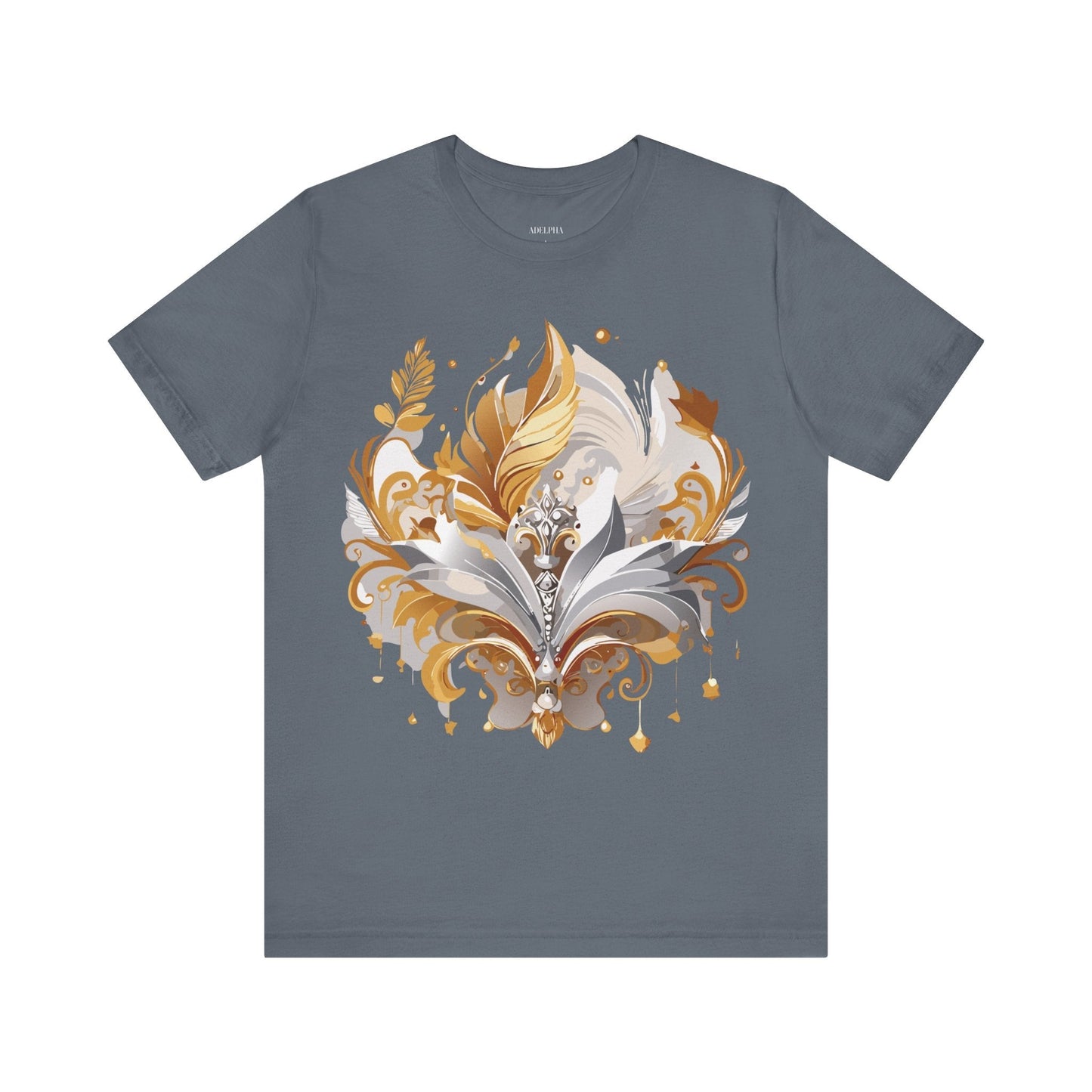 Adelpha Premium Graphic Tee Unisex Short Sleeve Jersey Shirt With Vintage Inspired Artwork