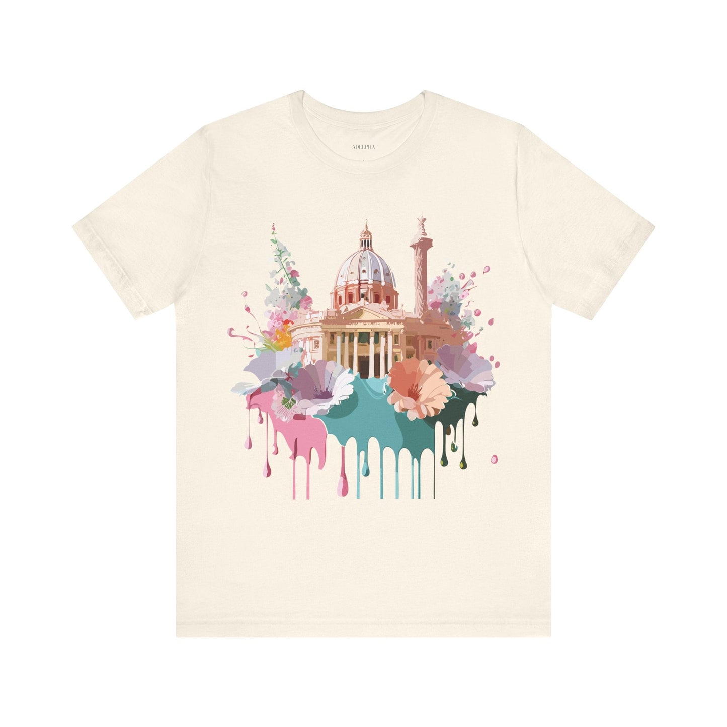 Unisex Rome Graphic Tee Tourist Shirt Adelpha Vintage Artwork Premium Comfort Everyday Wear
