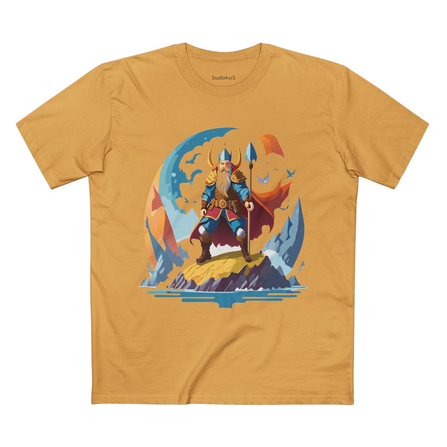 Viking Graphic Unisex 100 Cotton Staple Tee 8