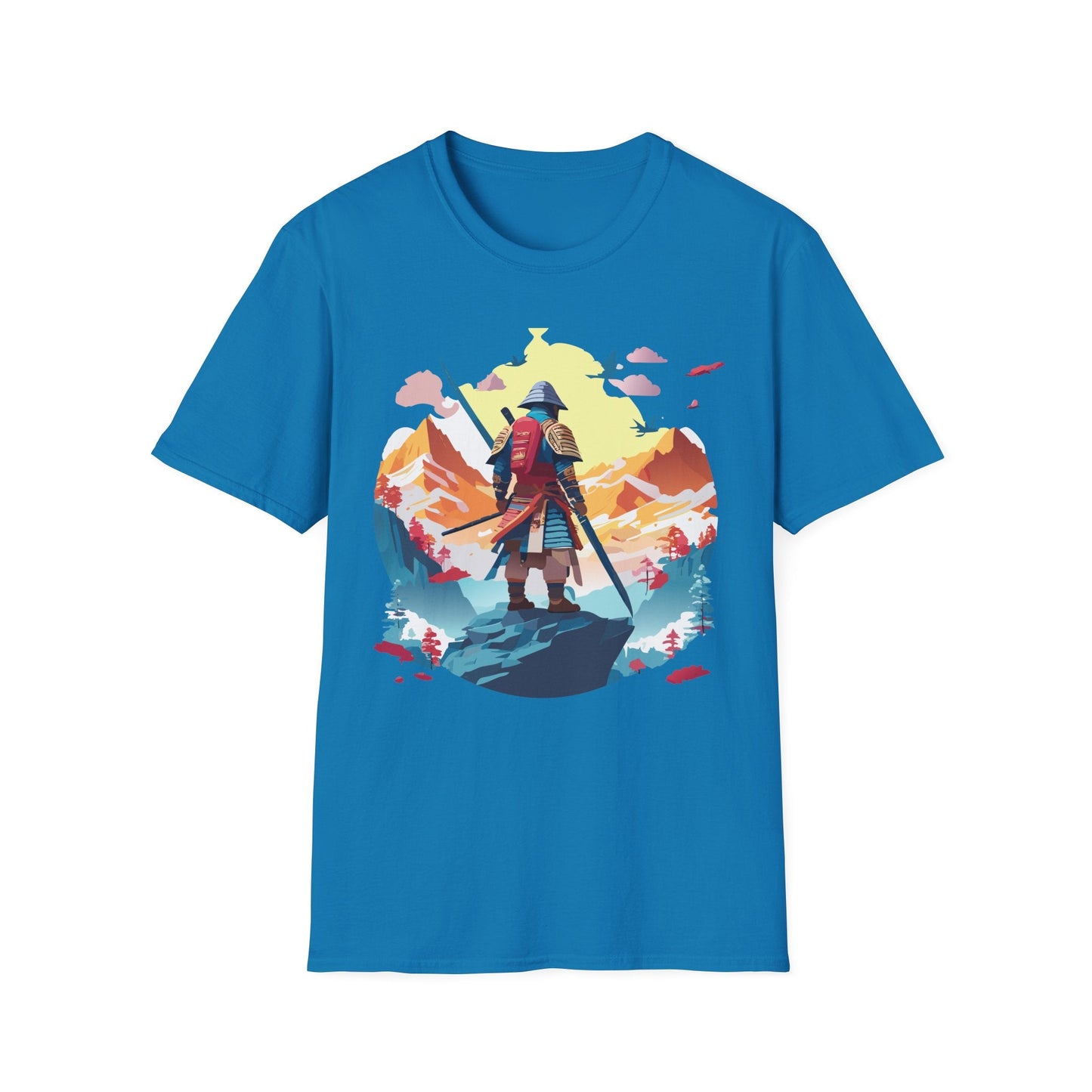 Samurai Shirt Unisex T Shirt Gildan Softstyle 64000 Cotton Tee For Everyday Comfort