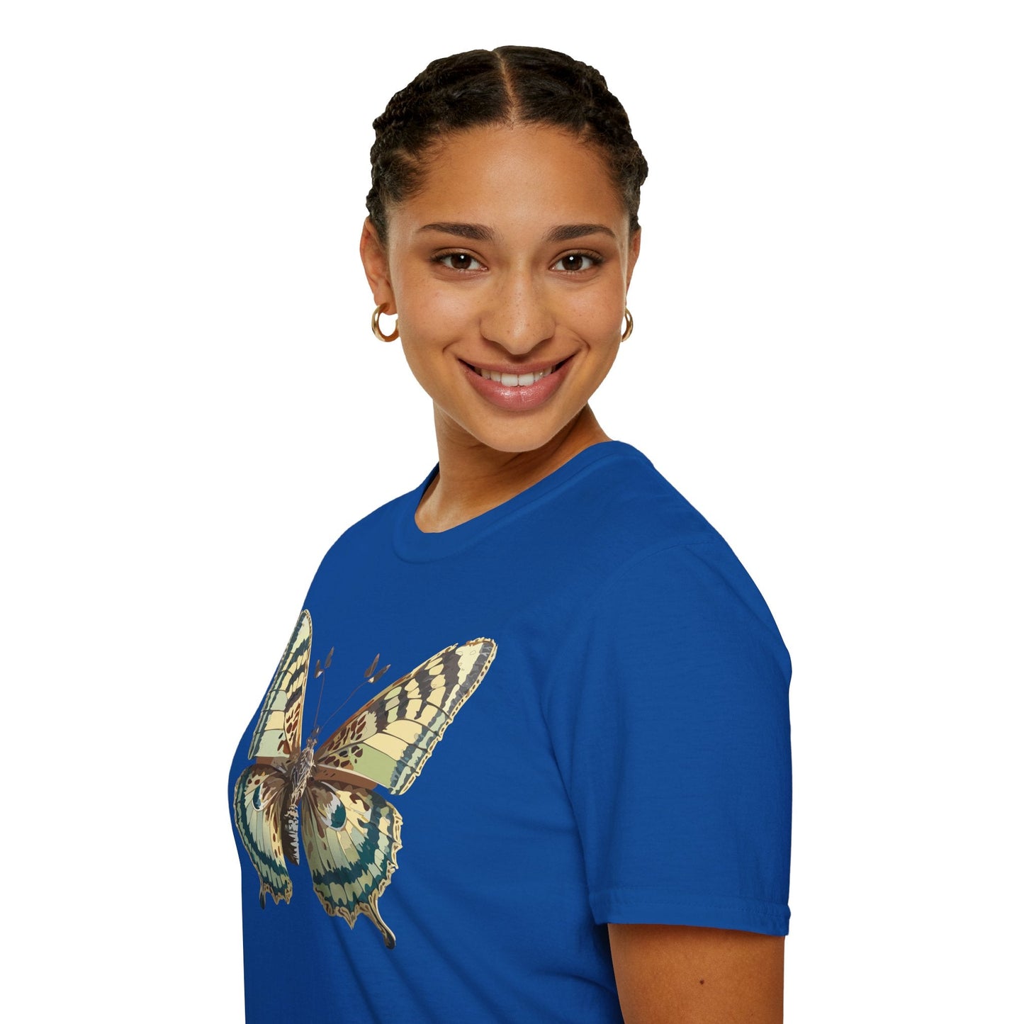 Butterfly Shirt Unisex T Shirt Monarch Butterfly Print Softstyle Gildan 64000 Tee