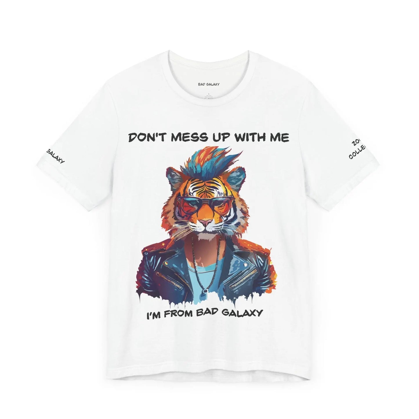 Animal T Shirt Bad Galaxy Made To Order Cotton Tee With Eco Friendly Inks Free Shipping USA