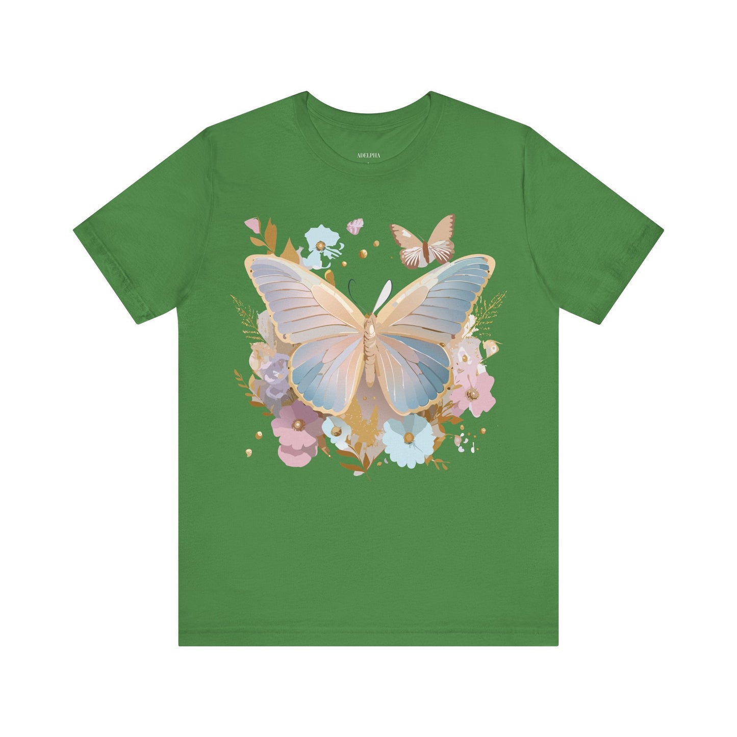 Butterfly Graphic T Shirt Unisex Vintage Artwork Tee By Adelpha