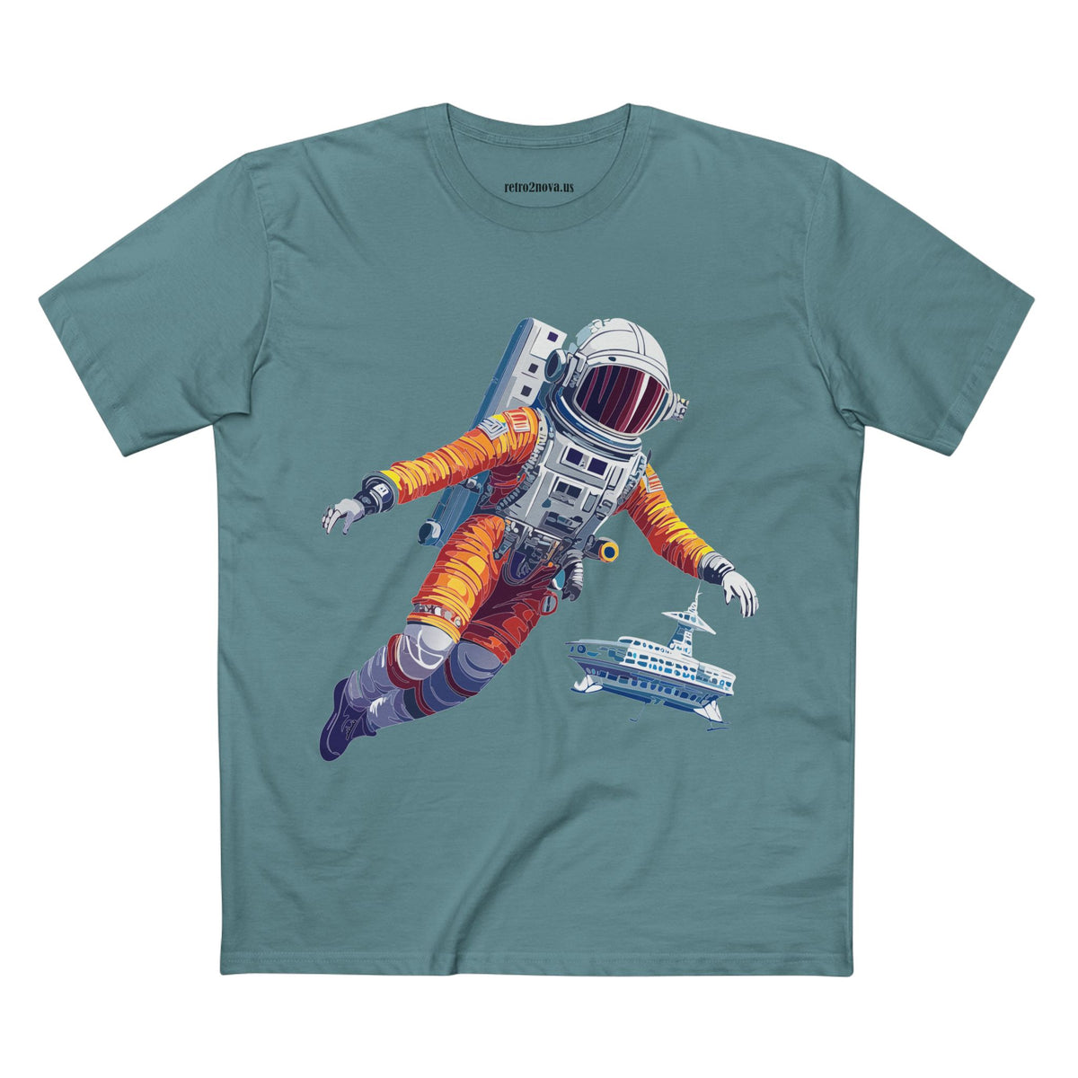 Cosmos Astronaut Graphic Tee Staple Unisex 100 Cotton Tee Shirt - CS-21