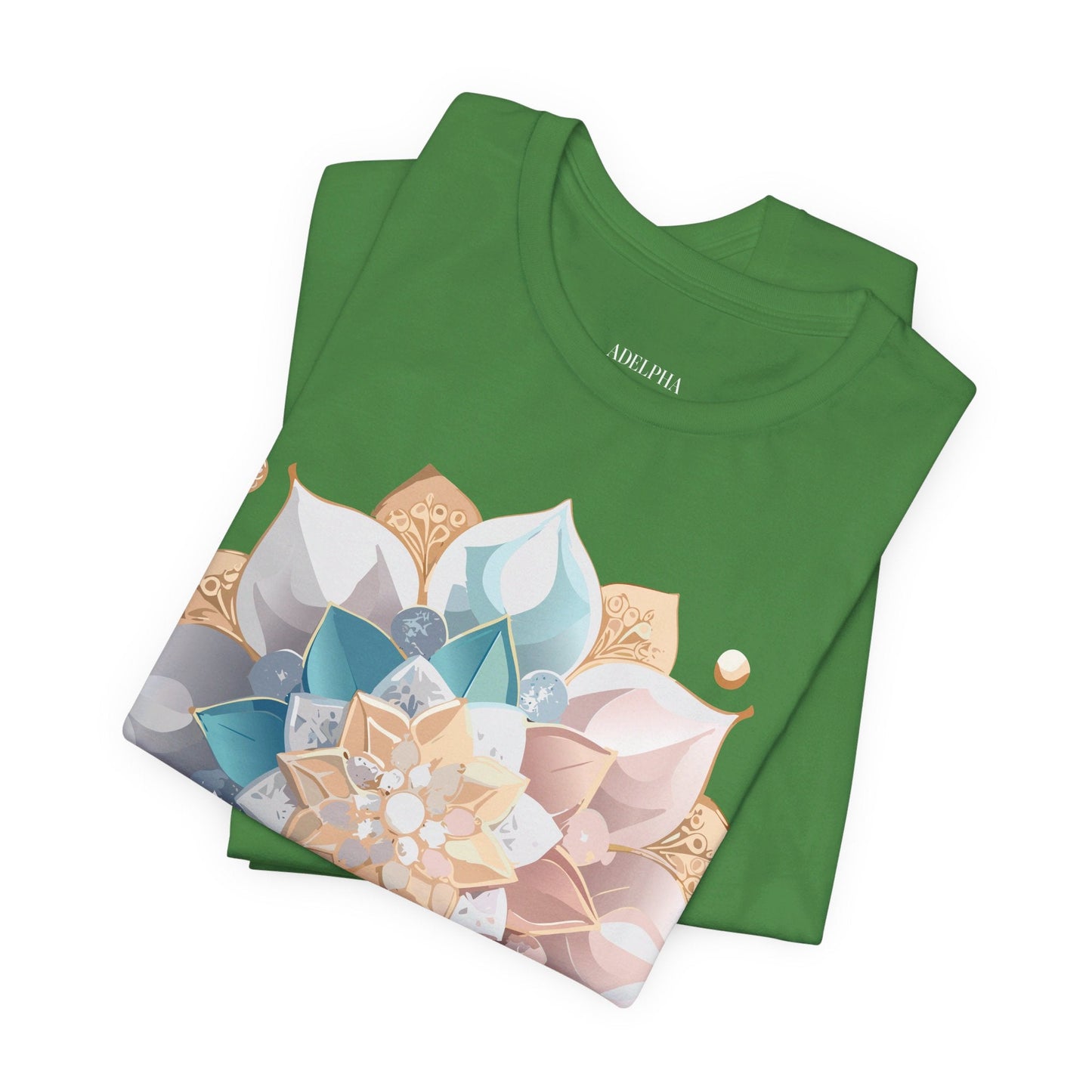 Mandala Graphic Unisex 100 Cotton Vintage Floral Artwork Tee 3