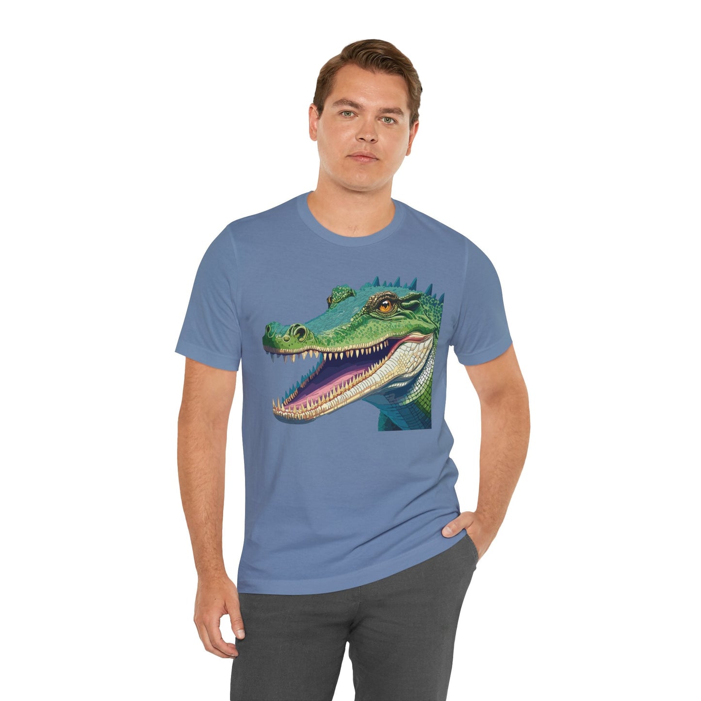 Unisex Animal Tee Shirt With Animals Art Design Wild Animals Jersey Short Sleeve
