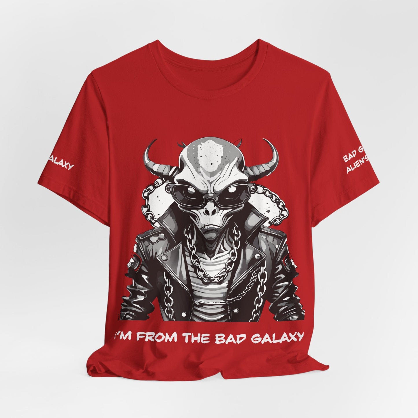 Alien Tee Shirt From Bad Galaxy 100 Cotton Made To Order With Eco Friendly Inks Free Shipping