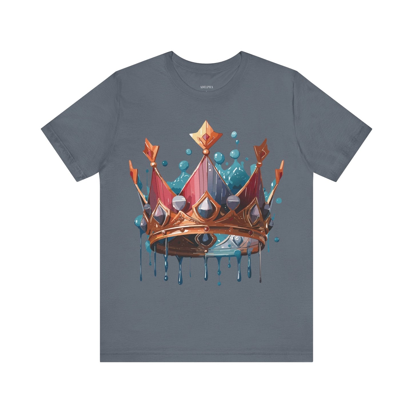 Crown Graphic Unisex 100 Cotton Vintage Artwork Tee 7