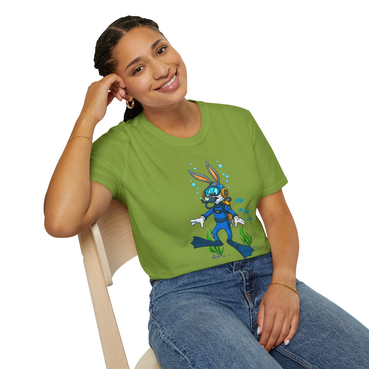 Bugs Bunny Shirt Unisex T Shirt Cartoon Tee Animation Design Softstyle Graphic Cotton