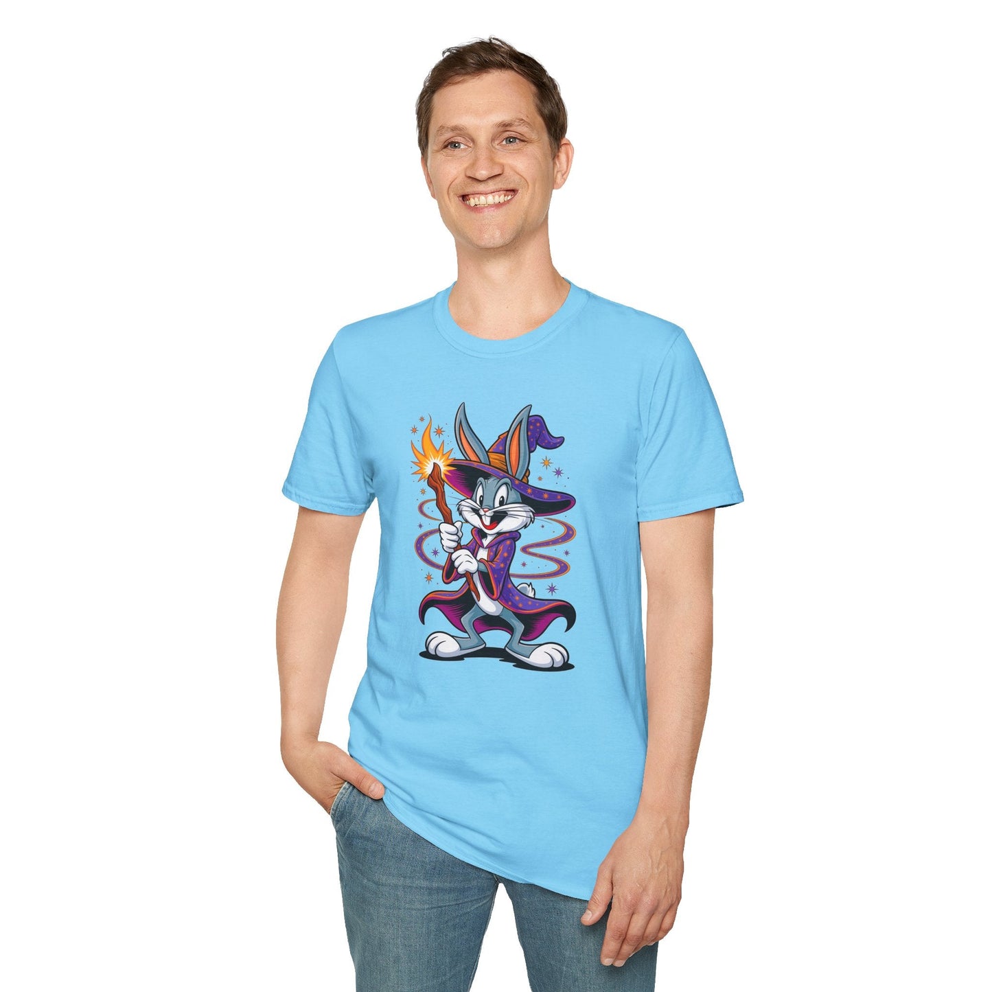 Bugs Bunny T Shirt Unisex Softstyle Gildan 64000 Cartoon Tee With Classic Design Art