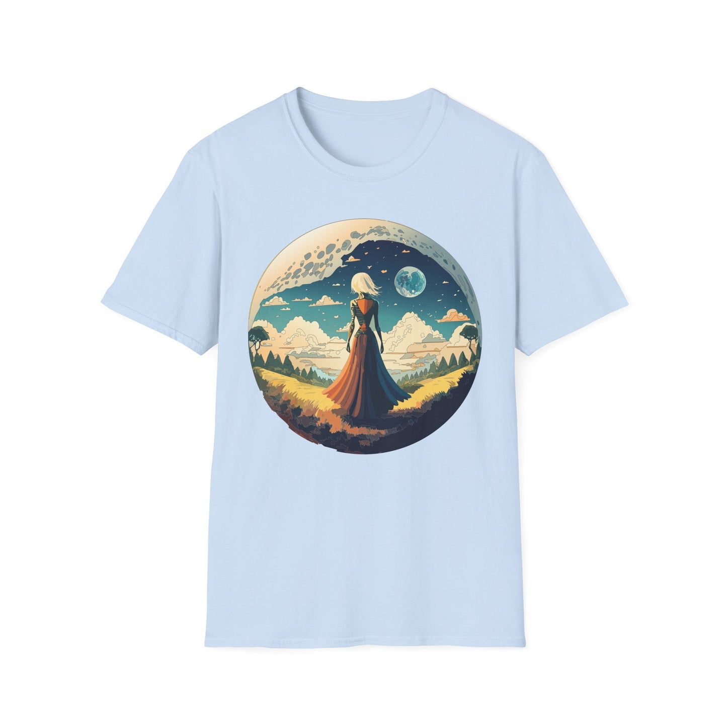 Womens Graphic T Shirts Art Design Tee Unisex Softstyle 64000 Cotton Tee Comfortable Everyday Wear