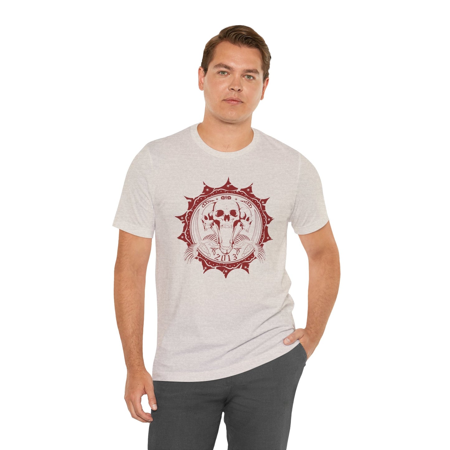 Skull Elephant Mandala Tee Boho Skull Graphic Shirt Art-51
