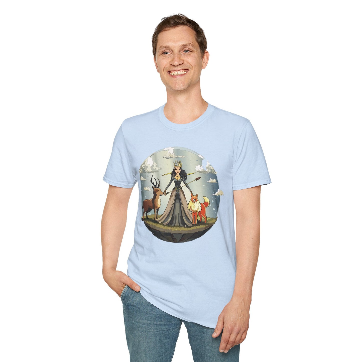 Womens Graphic T Shirt Art Design Tee Softstyle Gildan 64000 Cotton Comfort Fit Casual Wear