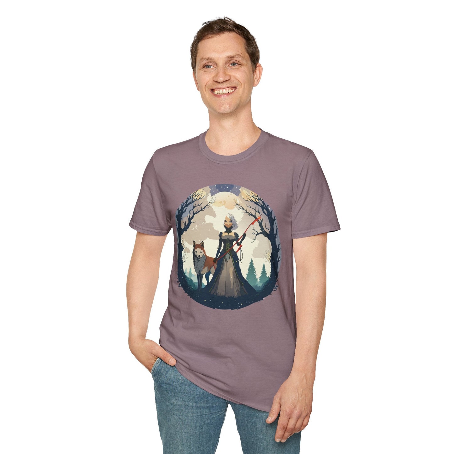 Womens Graphic T Shirts Ladies Art Design Tee Unisex Softstyle Cotton Tee Everyday Comfort